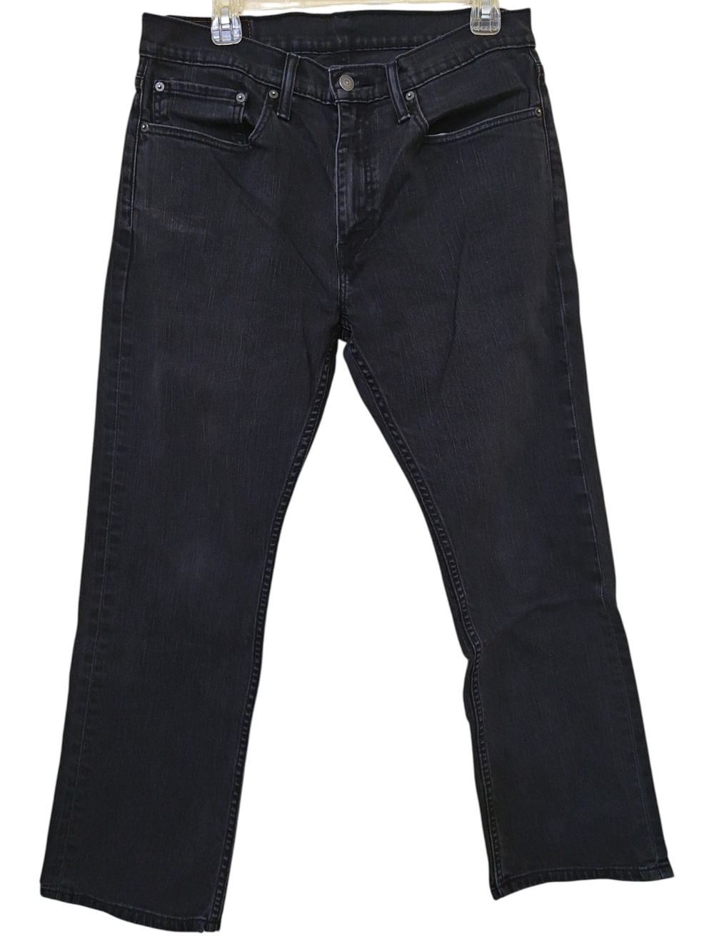 Levi’s 559 Relaxed Straight Black Jeans W34 L30 Washed Black Denim